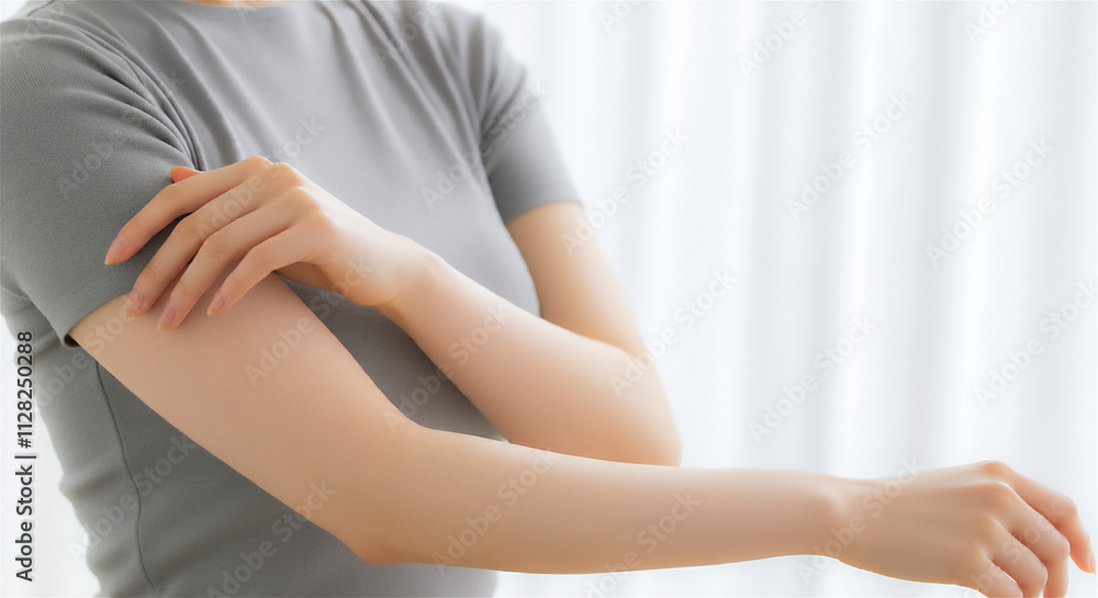 Obraz premium スキンケアのイメージ ビューティー 女性