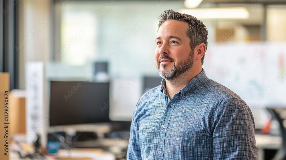 A man engineer designs innovative solutions for technology in construction, revolutionizing traditional workflows A man engineer designs innovative solutions for technology in construction, revolutionizing traditional workflows