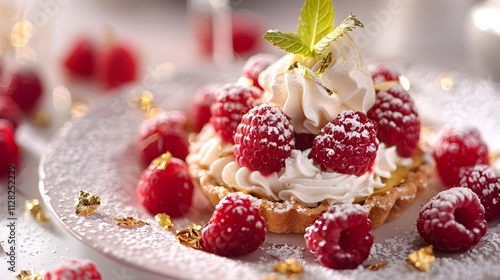 Raspberry tartlet