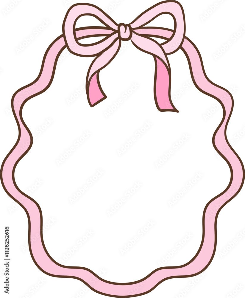 Whimsical Hand-Drawn Ribbon Bow Frame
Whimsical Hand-Drawn Ribbon Bow Frame