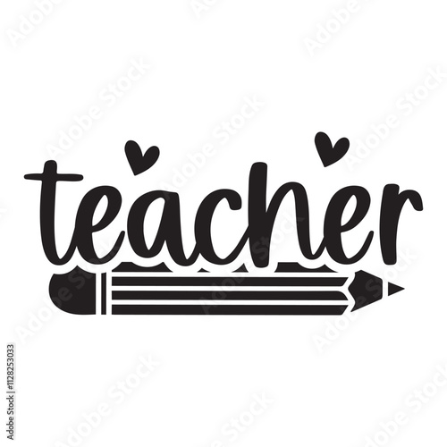 Teacher Pot holder SVG Art & Illustration