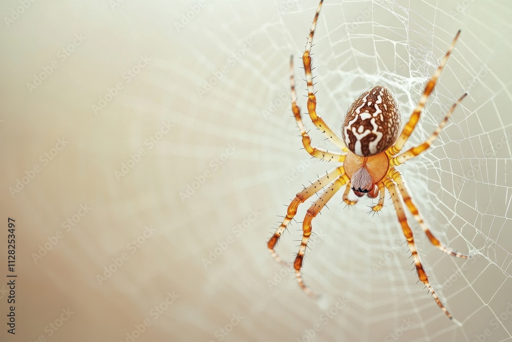 Spider weaving a web in nature high-angle shot capturing intricate structure and organic patterns a study of natural design and biological engineering in a calm environment Spider weaving a web in nature high-angle shot capturing intricate structure and organic patterns a study of natural design and biological engineering in a calm environment