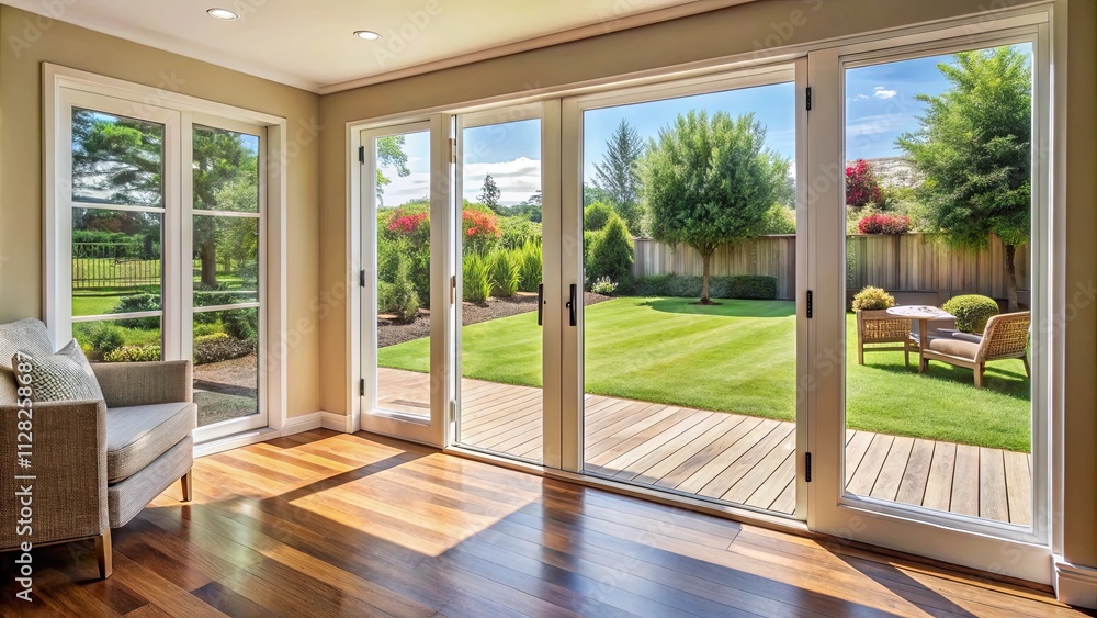 Double patio french doors with windows leading to sunny backyard, patio, french doors, windows, backyard, sunny, double, entrance Double patio french doors with windows leading to sunny backyard, patio, french doors, windows, backyard, sunny, double, entrance