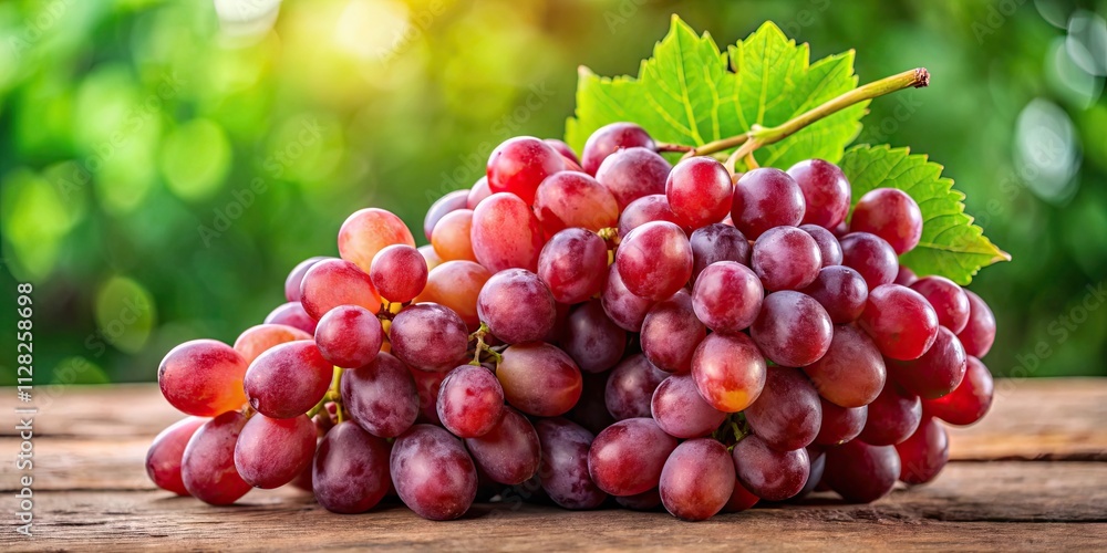 Fresh, ripe red grapes in a bunch, fruit, healthy, organic, vineyard, sweet, harvest, agriculture, wine, cluster, juicy Fresh, ripe red grapes in a bunch, fruit, healthy, organic, vineyard, sweet, harvest, agriculture, wine, cluster, juicy
