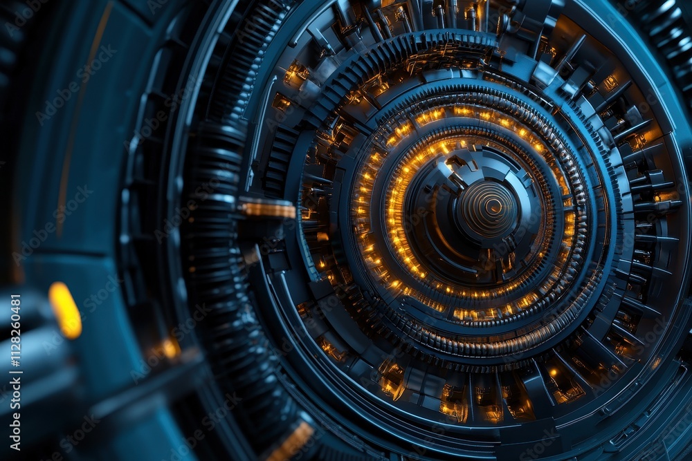 Mechanical gears transferring energy in a complex system, showcasing precision engineering and innovation. Mechanical gears transferring energy in a complex system, showcasing precision engineering and innovation.