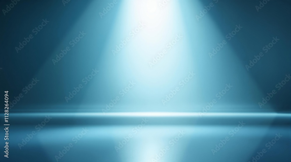 Abstract blue spotlight background with illuminated floor. Abstract blue spotlight background with illuminated floor.