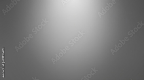 Minimalistic gray gradient background with subtle light effect.