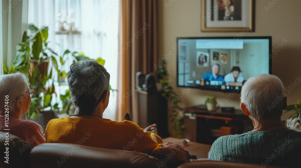 A young scientist introduces virtual goal-setting tools to a group of elderly participants, improving community engagement A young scientist introduces virtual goal-setting tools to a group of elderly participants, improving community engagement