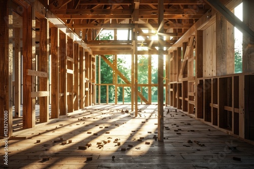 Wallpaper Mural house wooden Torontodigital.ca