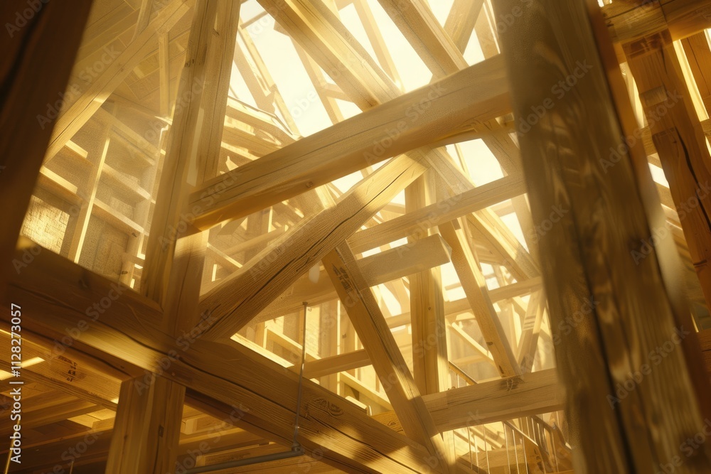Obraz premium house wooden