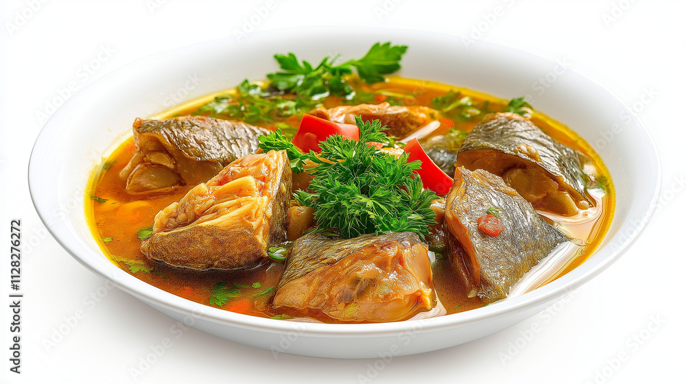 Delicious Fish Soup Recipe Aromatic, Savory, and Hearty. Generative Ai. Delicious Fish Soup Recipe Aromatic, Savory, and Hearty. Generative Ai.