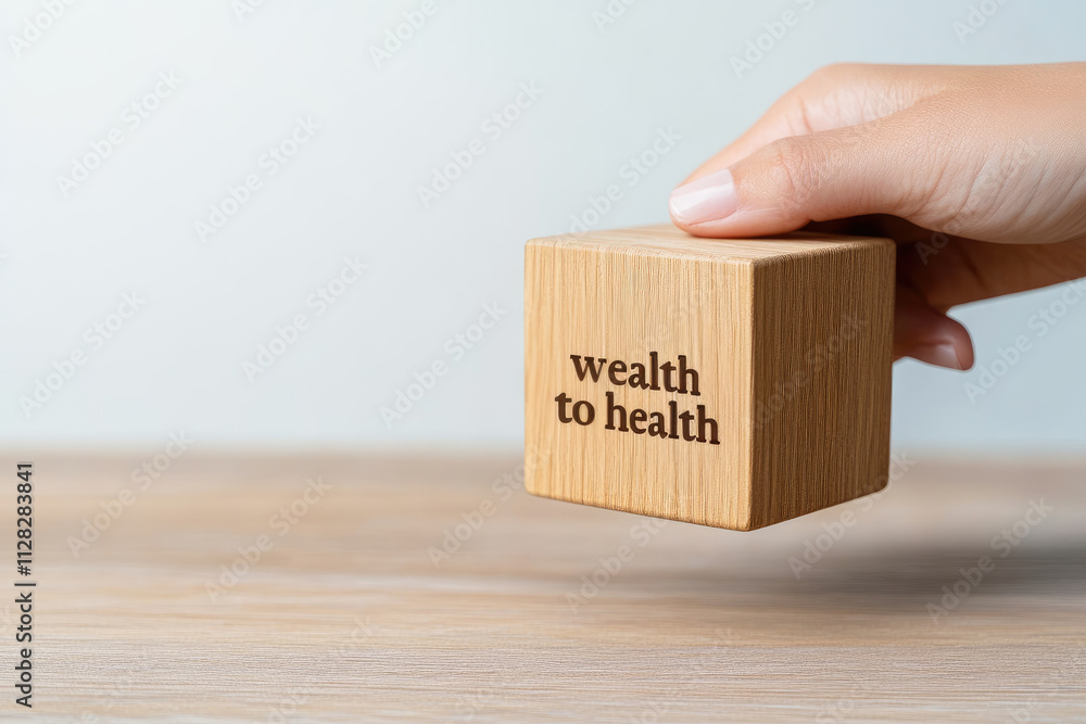Transforming wealth to health a conceptual journey in personal finance minimalist workspace inspirational environment Transforming wealth to health a conceptual journey in personal finance minimalist workspace inspirational environment