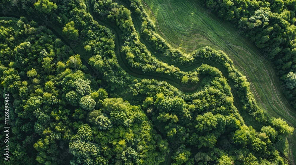 Natural hedgerows surrounding farmland to increase wildlife corridors and pollinator habitats Natural hedgerows surrounding farmland to increase wildlife corridors and pollinator habitats