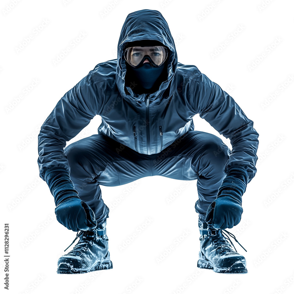 Engage in winter sports for fitness Isolated On Transparent Background Engage in winter sports for fitness Isolated On Transparent Background
