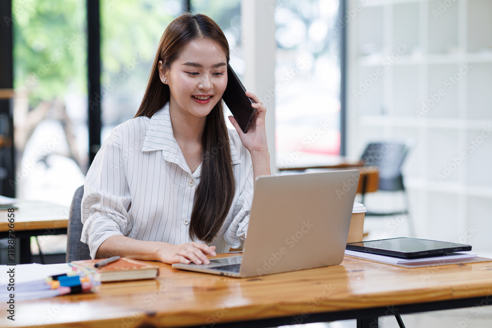 Happy young business asian woman with blank copy space area for text or slogan,Closeup portrait of beautiful Asian woman in the office
Happy young business asian woman with blank copy space area for text or slogan,Closeup portrait of beautiful Asian woman in the office