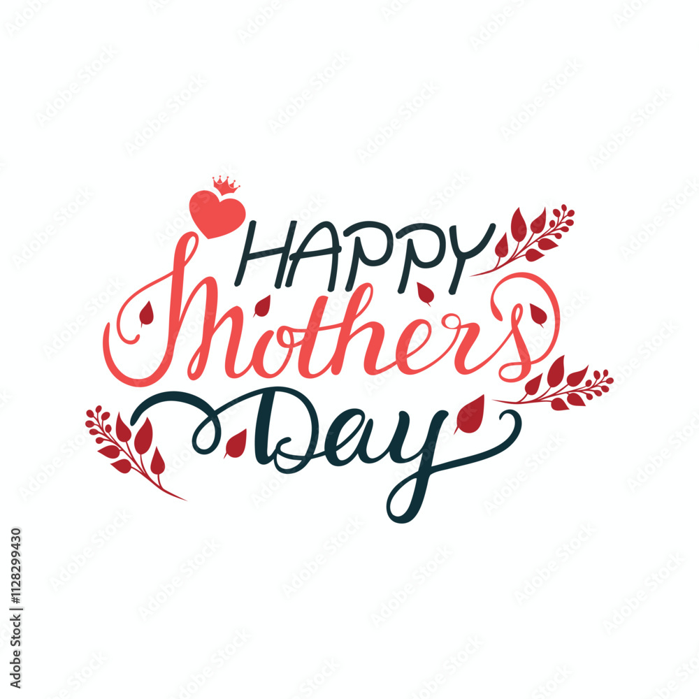 Happy mothers day typography design for t-shirt design Happy mothers day typography design for t-shirt design