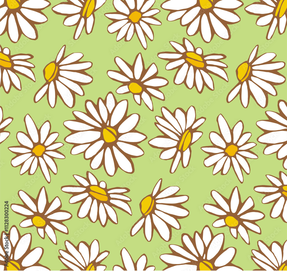 daisy flowe hand drawn design daisy flowe hand drawn design