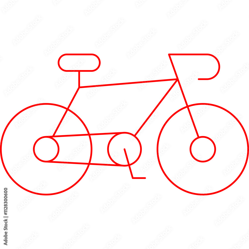 Bycicle icon single vector illustration Bycicle icon single vector illustration
