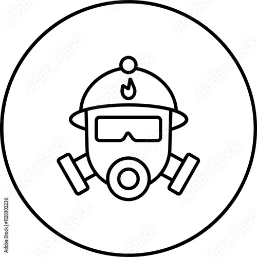 Fireman Mask Icon