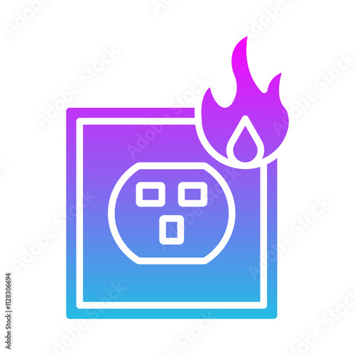 Electricity Fire Icon