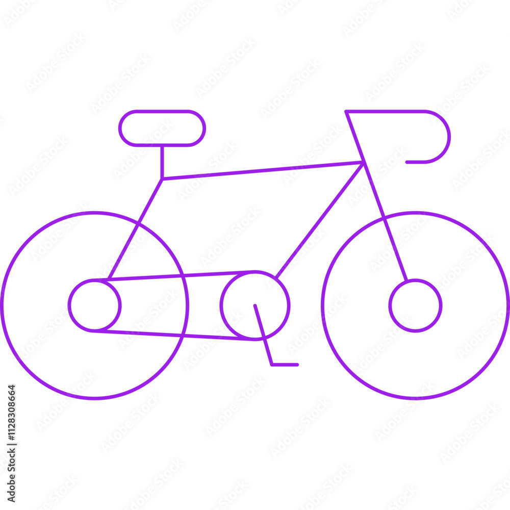 Bycicle icon single vector illustration Bycicle icon single vector illustration
