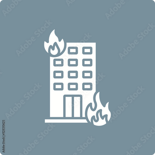 Building Fire Icon