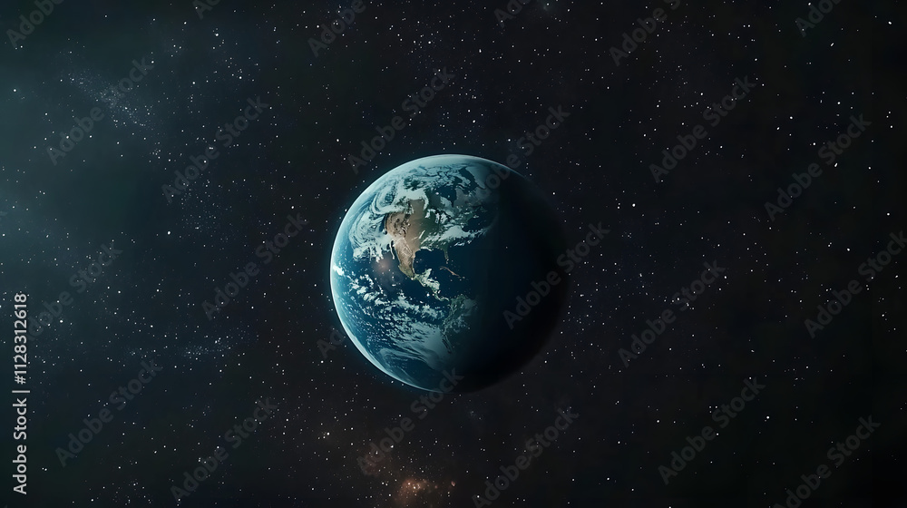 An Ethereal Depiction of Planet Earth Surrounded by Glowing Stars Emanating Peace and Tranquility Across the Cosmos An Ethereal Depiction of Planet Earth Surrounded by Glowing Stars Emanating Peace and Tranquility Across the Cosmos