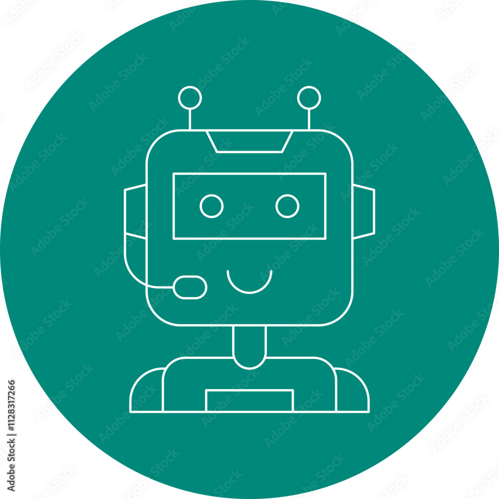 Robot icon single vector illustration Robot icon single vector illustration