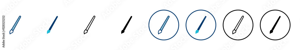 Paint icon vector isolated on white background. Paint brush vector icon. Paint roller icon Paint icon vector isolated on white background. Paint brush vector icon. Paint roller icon
