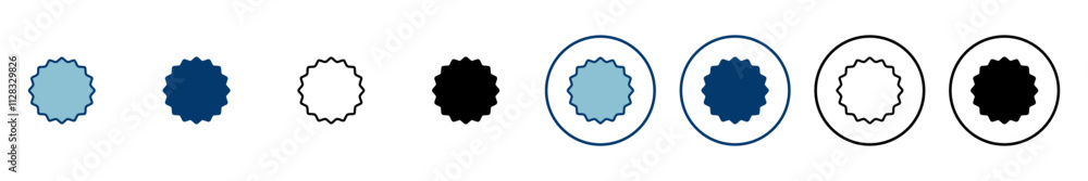 Badge icon vector isolated on white background. Awards icon. Achieve. Stamp Badge icon vector isolated on white background. Awards icon. Achieve. Stamp
