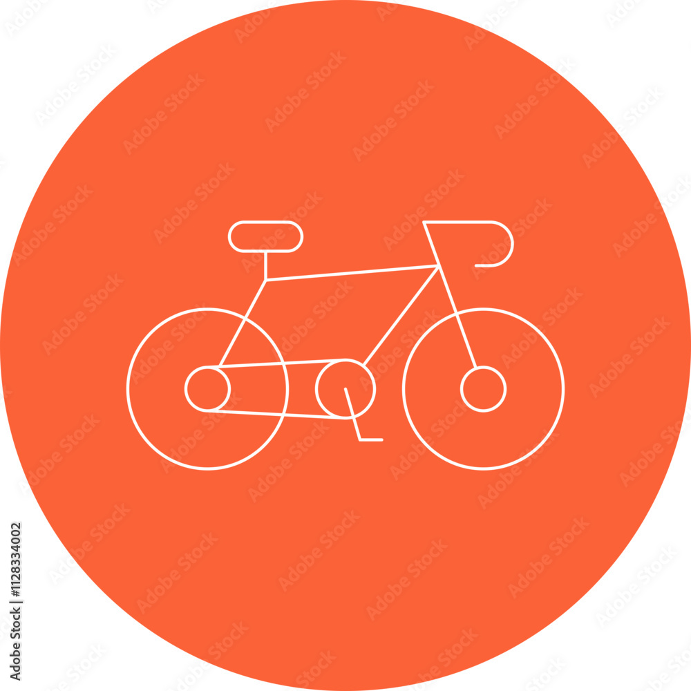 Bycicle icon single vector illustration Bycicle icon single vector illustration