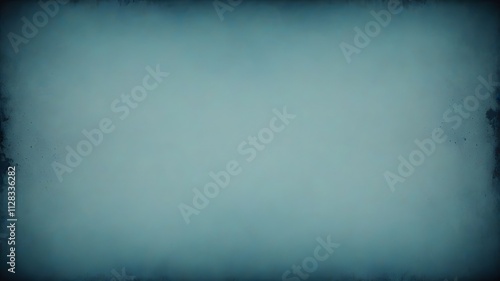 Light Blue Background with Rough Uneven Texture and Dark Blue Grunge Border for Posters and Banners 