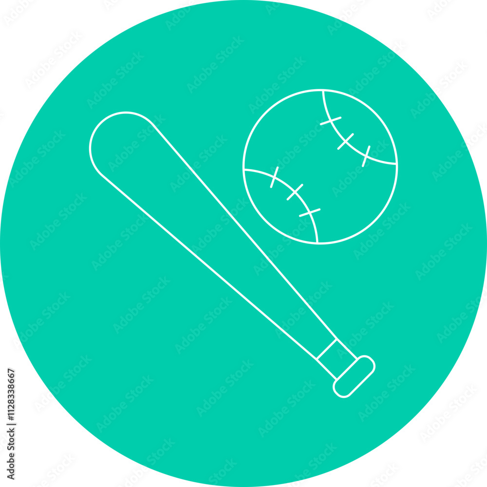 Baseball icon single vector illustration Baseball icon single vector illustration