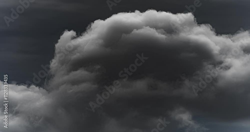 Timelapse footage of Storm clouds, Dark storm clouds passing video Time Lapse