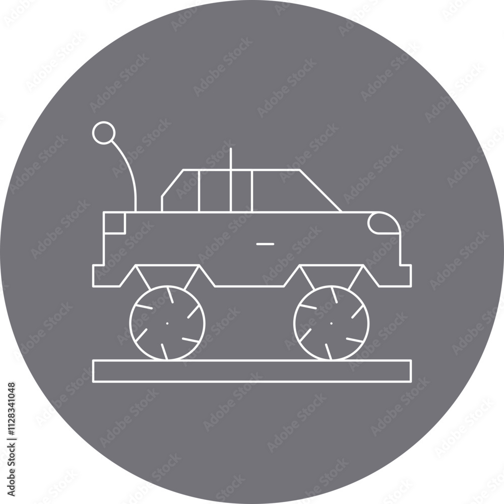 Rc Car icon single vector illustration Rc Car icon single vector illustration