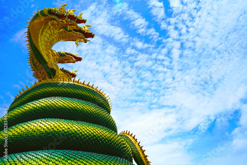 Photography The 7-headed Naga Mucalinda is the Buddha image for Saturday