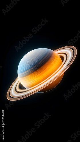 Exploring the wonders of saturn a stunning planetary view in cosmic space astronomy celestial environment