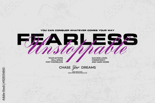 Creative streetwear graphic tee concept vector graphic design	