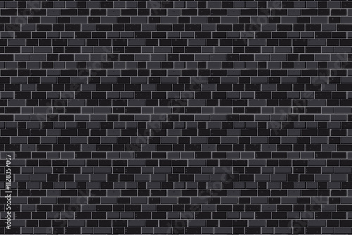 Black Brick Wall Pattern Background with Classic and Rustic Design