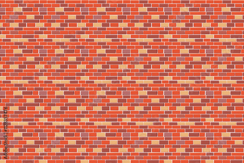 Red Brick Wall Pattern Background with Classic and Rustic Design