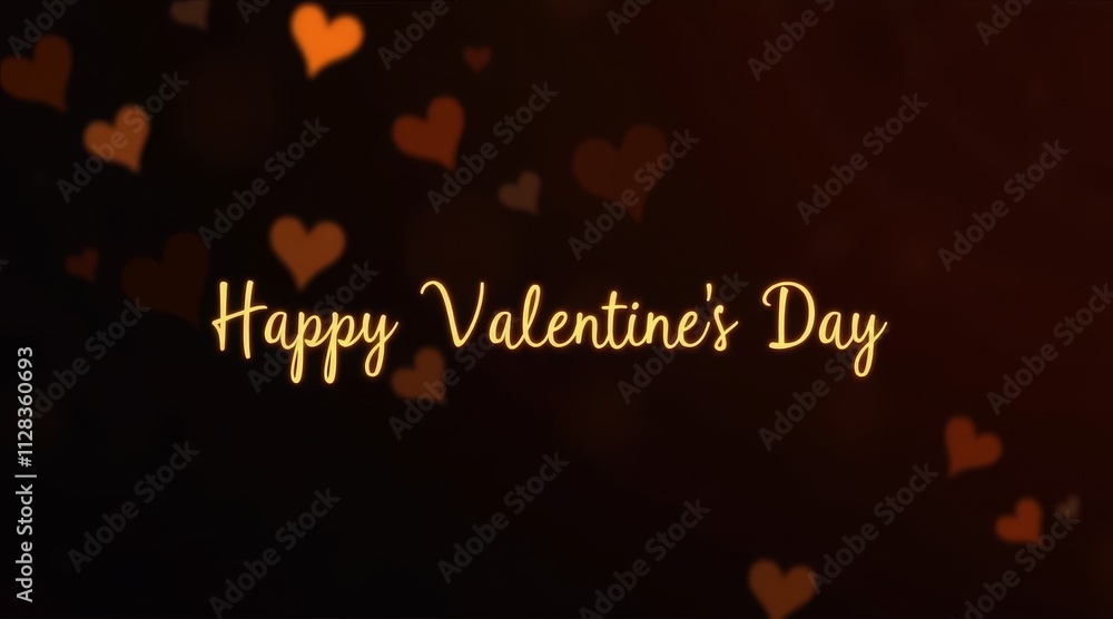 Naklejka premium Warm, romantic background with 