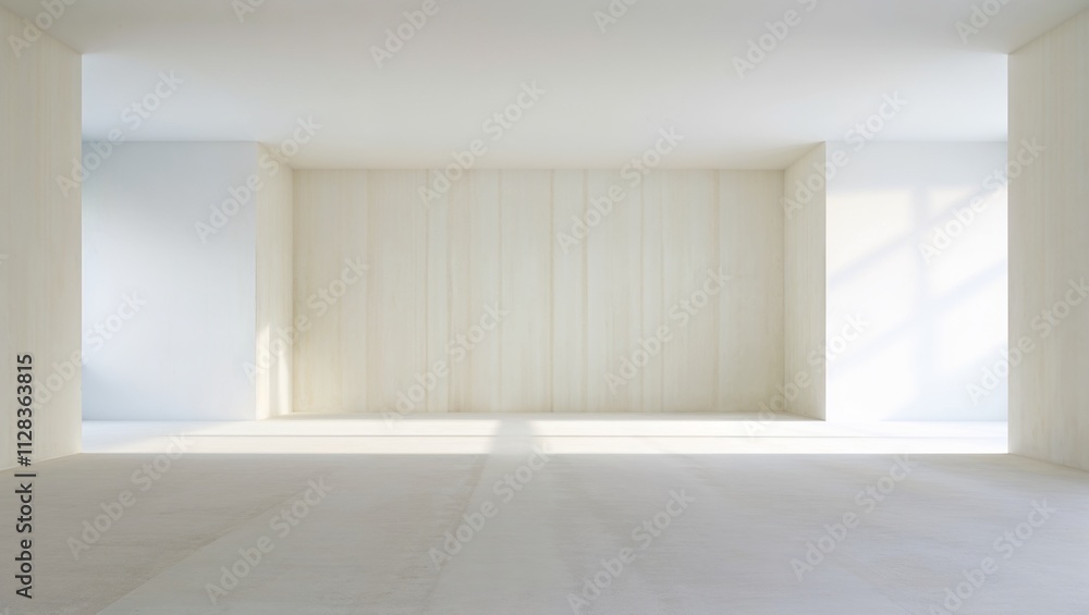 Fototapeta premium White open space, blank wall