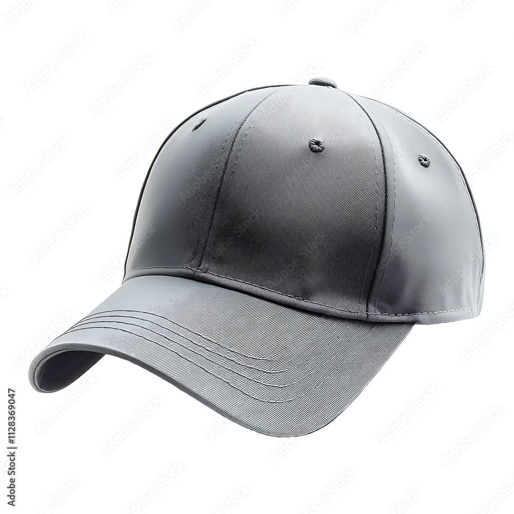 Stylish blue sports hat isolated on transparent background Stylish blue sports hat isolated on transparent background