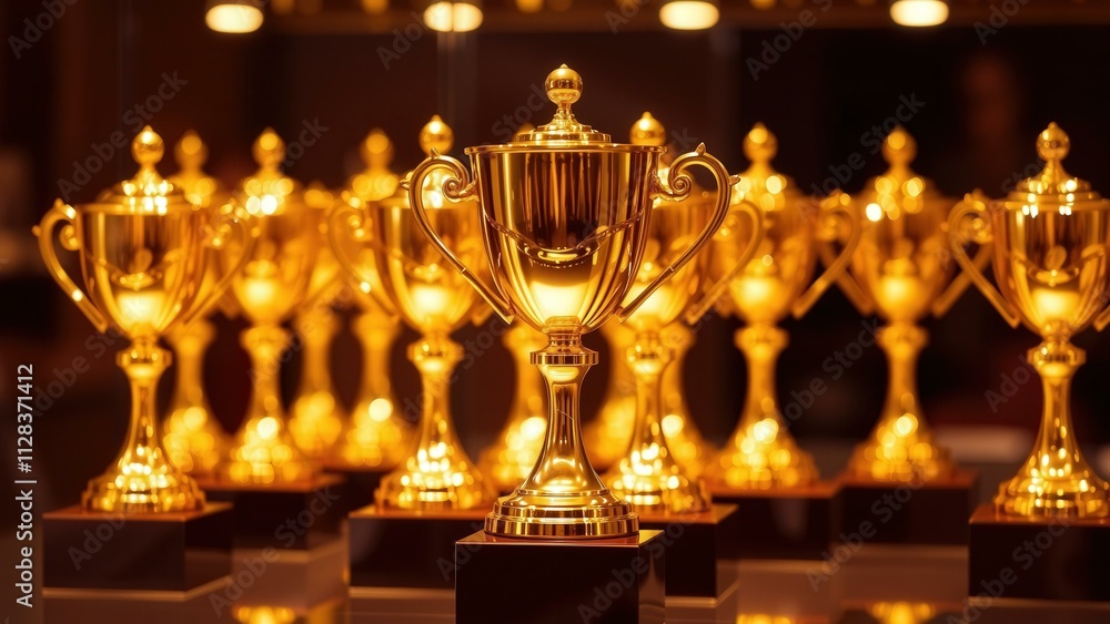 Golden Trophy Collection: Celebrating Success and Achievement Golden Trophy Collection: Celebrating Success and Achievement
