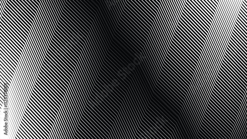 Black and white zig zag stripes line pattern abstract background for backdrop or fabric style