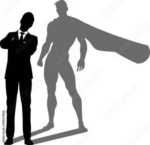 A superhero business man re...