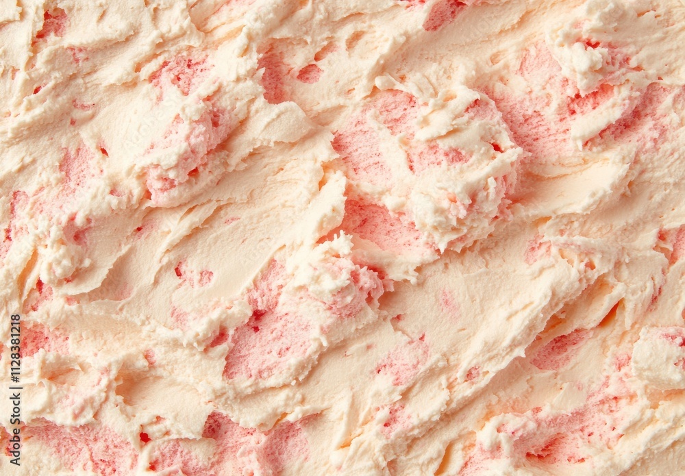 Light and Creamy Strawberry Swirl Ice Cream Texture with Subtle Pink and White Contrast for a Delicious and Inviting Dessert Background Light and Creamy Strawberry Swirl Ice Cream Texture with Subtle Pink and White Contrast for a Delicious and Inviting Dessert Background
