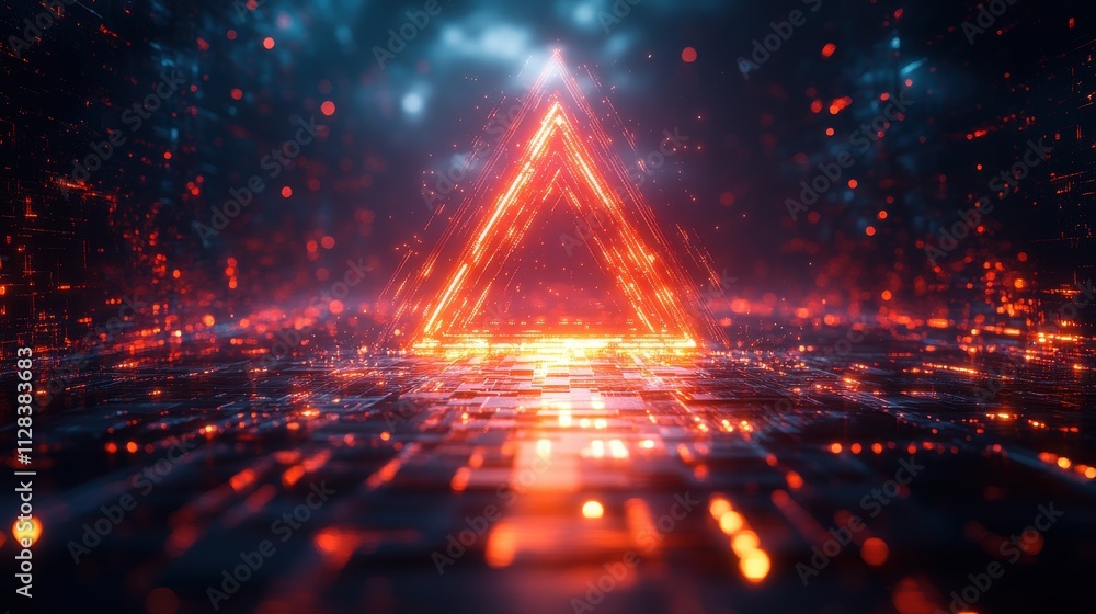 Fototapeta premium a desktop wallpaper made of a minimalist hud dark backgroun