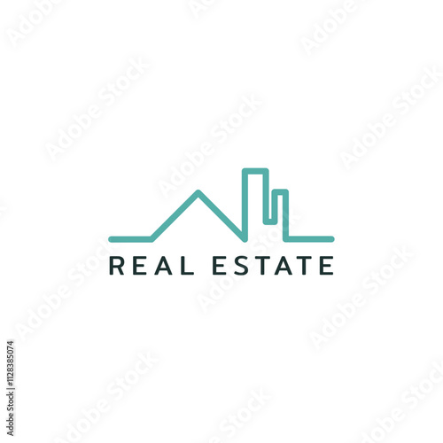  A professional and modern real estate logo representing structure and trust. Perfect for developers, agencies, and investors, this vector blends architectural precision with branding appeal.