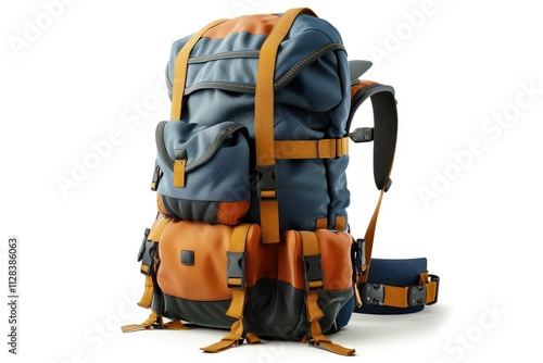 backpack isolated on white background with clipping path backpack